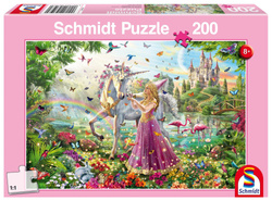 Puzzle 200 el. Księżniczka w zaczarowanym lesie