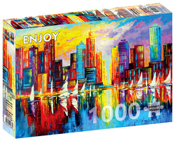 Puzzle 1000 el. Wieczór w Nowym Jorku