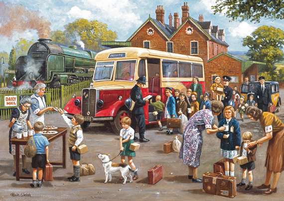 Puzzle 4 x 500 el. Rodzinna wycieczka