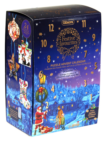 Puzzle 24 x 42-61 el. Świąteczne bestsellery (kalendarz adwentowy)