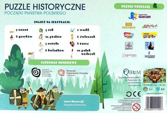 Puzzle historyczne - Początki państwa polskiego