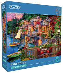 Puzzle 1000 el. Jezioro Como / Włochy