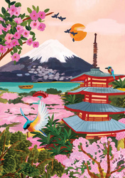 Puzzle 4 x 500 el. Cztery strony świata