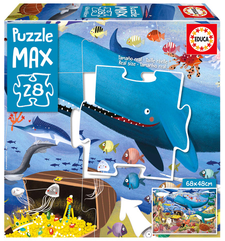 Puzzle XL 28 el. Podwodne zwierzęta