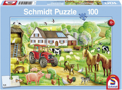 Puzzle 100 el. Wesołe gospodarstwo 