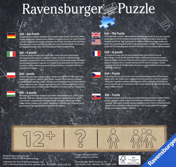 Puzzle EXIT - Piwnica grozy