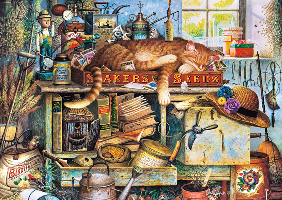 PQ Puzzle 1000 el. CHARLES WYSOCKI Remington - Ogrodnik