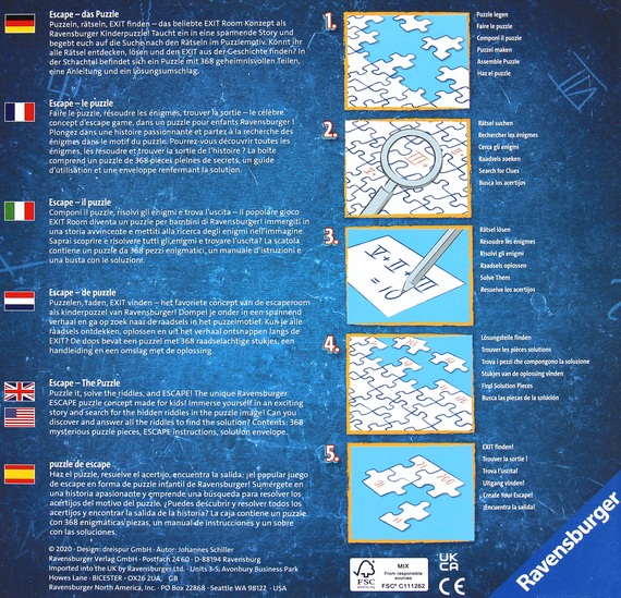 Puzzle ESCAPE KIDS - Szkoła Magii