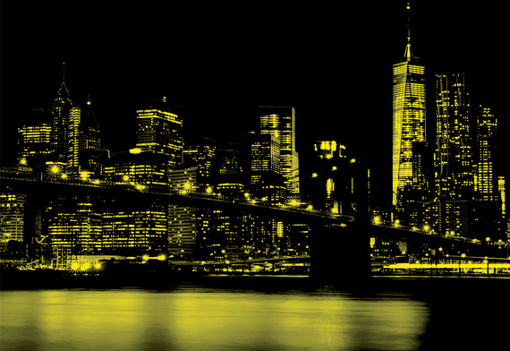 Puzzle 1000 el. Most Brookliński (fluorescencyjne)