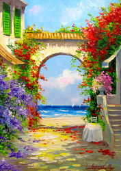 Puzzle 1000 el. Nad brzegiem morza