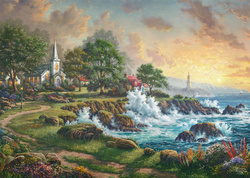 PQ Puzzle 1000 el. THOMAS KINKADE Nadmorski krajobraz