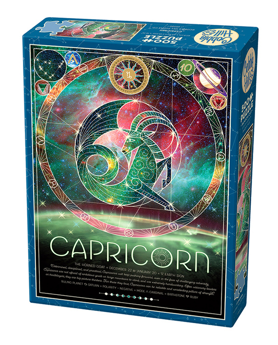 Puzzle 500 el. Znaki zodiaku: Koziorożec