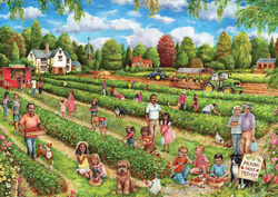 Puzzle 1000 el. FALCON Zbieranie truskawek