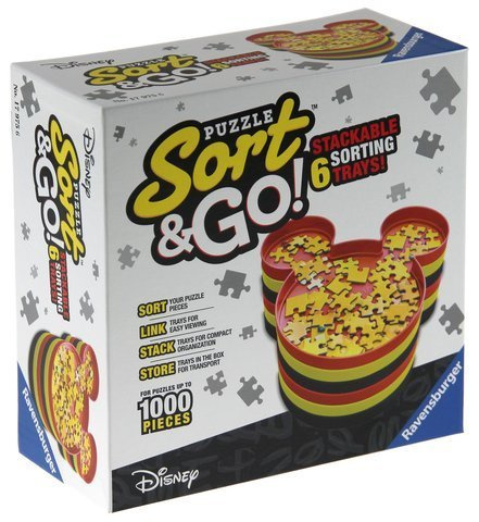 Tacki do sortowania puzzli (sorter) Disney - 6 szt.