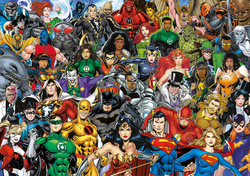 Puzzle 1000 el. Postacie z uniwersum DC Comics