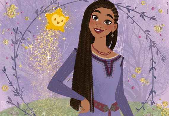 Puzzle 2 x 25 el. Życzenie (drewniane)