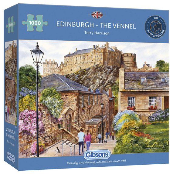 Puzzle 1000 el. Alejka Vennel w Edynburgu / Szkocja