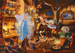 PQ Puzzle 1000 el. THOMAS KINKADE Pinokio (Disney)
