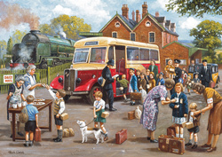 Puzzle 4 x 500 el. Rodzinna wycieczka