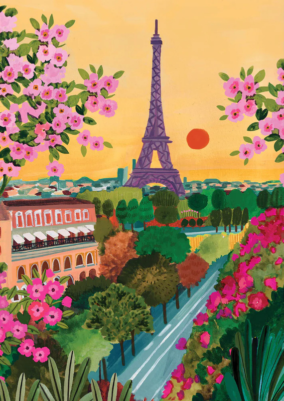 Puzzle 4 x 500 el. Cztery strony świata