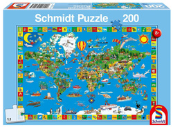 Puzzle 200 el. Twój niesamowity świat