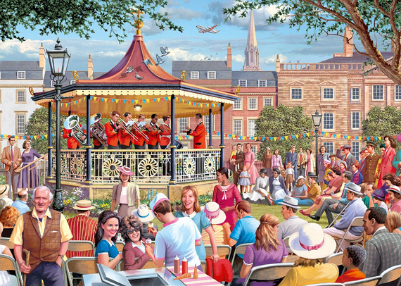 Puzzle 1000 el. FALCON Podium dla orkiestry