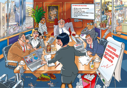 Puzzle 1000 el. Wasgij Destiny 24 - Zwykły biznes