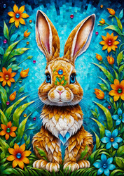 Puzzle 1000 el. Króliczek