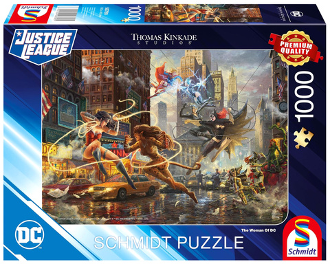 PQ Puzzle 1000 el. THOMAS KINKADE Kobiety z uniwersum DC Comics