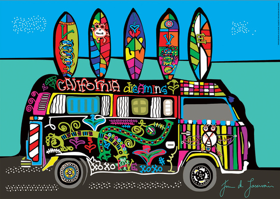 Puzzle 500 el. Marzenia o Kalifornii