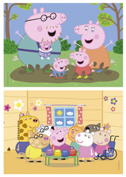 Puzzle 2 x 48 el. Świnka Peppa
