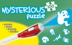 Puzzle 100 el. Dom pełen duchów