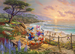 PQ Puzzle 1000 el. THOMAS KINKADE Kaczor Donald & Daisy (Disney)
