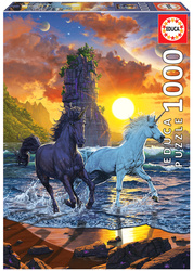 Puzzle 1000 el. Jednorożce na plaży, Vincent Hie