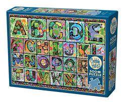 Puzzle 500 el. Zwierzęcy alfabet