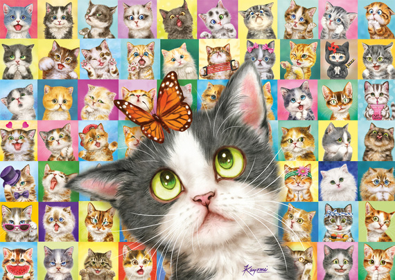 PQ Puzzle 1000 el. Kocia mimika