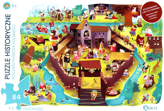 Puzzle historyczne - Początki państwa polskiego