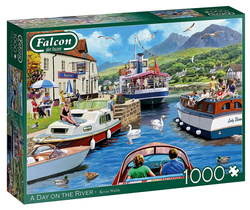 Puzzle 1000 el. FALCON Relaks nad rzeką