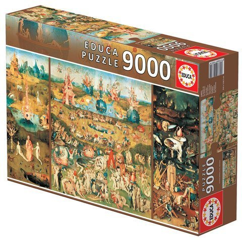 Puzzle 9000 el. Ogród rozkoszy ziemskich, Hieronim Bosch