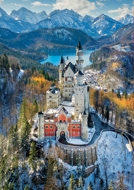 Puzzle 1000 el. Zamek Neuschwanstein / Niemcy