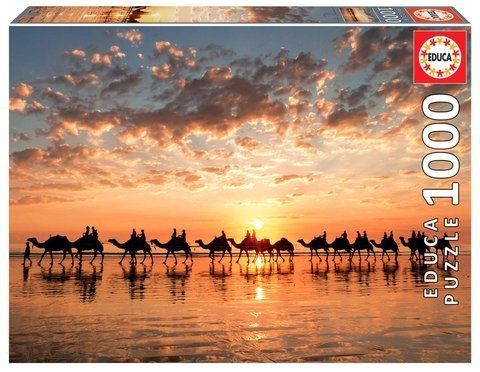 Puzzle 1000 el. Zachód słońca na Cable Beach / Australia