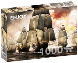 Puzzle 1000 el. Flota piratów