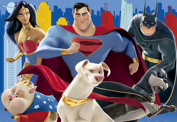 Puzzle 2 x 100 el. DC Liga Super Pets