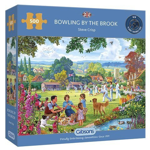 Puzzle 500 el. Kręgle nad potokiem