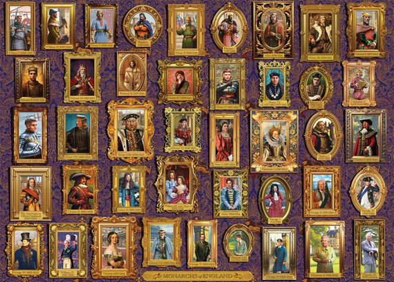Puzzle 1000 el. Władcy Anglii