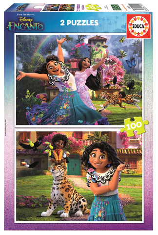 Puzzle 2 x 100 el. Nasze magiczne Encanto