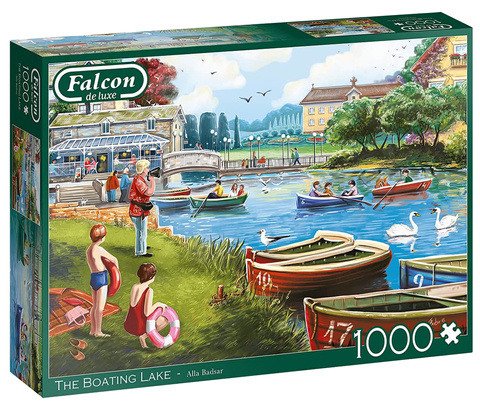 Puzzle 1000 el. FALCON Przystań nad jeziorem