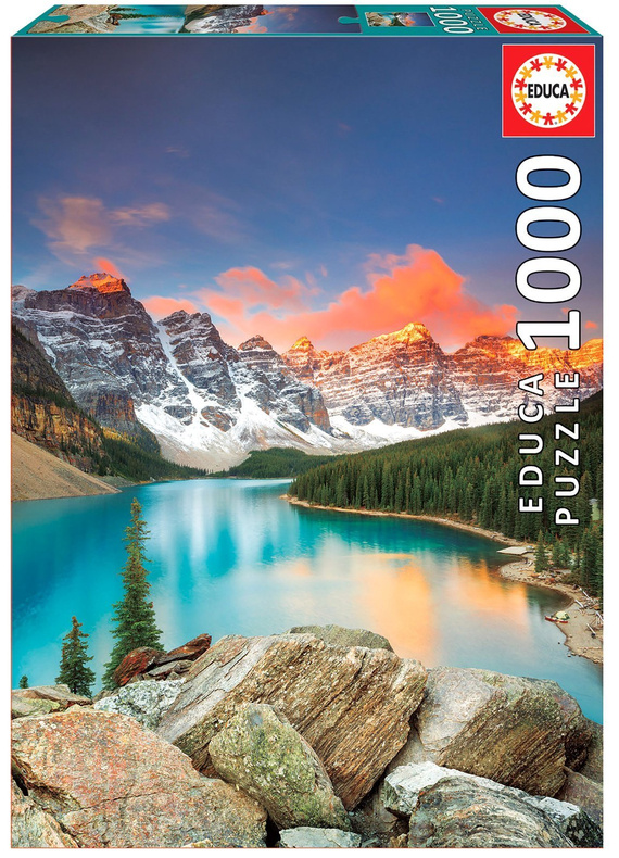 Puzzle 1000 el. Jezioro Moraine / Kanada