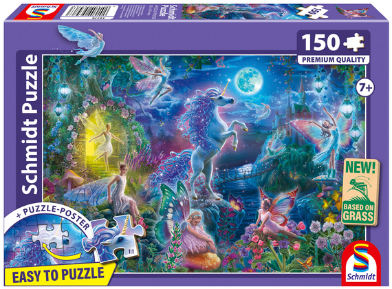 PQ Puzzle 150 el. Bajka o jednorożcu