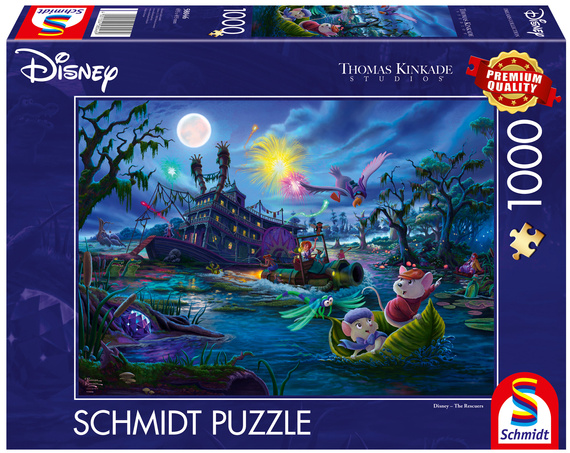 PQ Puzzle 1000 el. THOMAS KINKADE Bernard i Bianka (Disney)